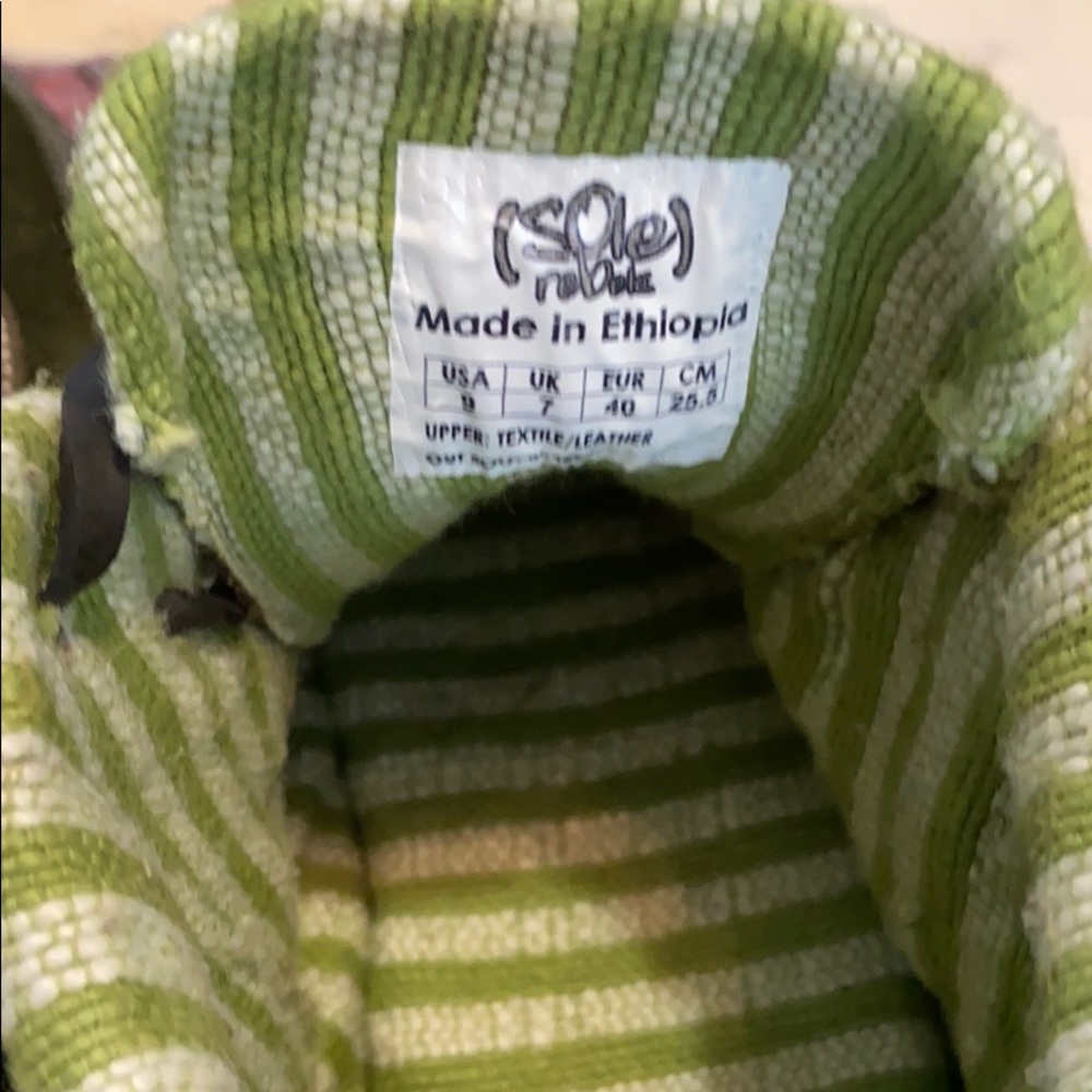 Walk Naked sole rebels green 7 organic/recycled - Picture 5 of 7